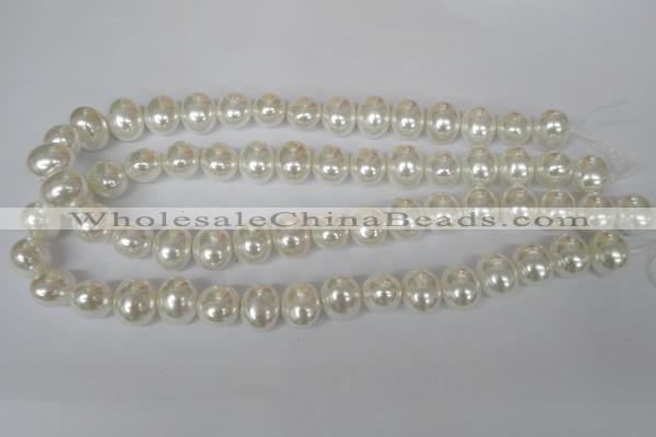 CSB135 15.5 inches 12*15mm – 13*16mm oval shell pearl beads