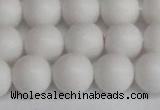 CSB1354 15.5 inches 12mm matte round shell pearl beads wholesale