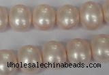 CSB137 15.5 inches 12*15mm – 13*16mm oval shell pearl beads