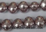 CSB140 15.5 inches 12*15mm – 13*16mm oval shell pearl beads