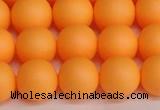 CSB1424 15.5 inches 12mm matte round shell pearl beads wholesale