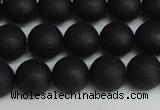 CSB1458 15.5 inches 10mm matte round shell pearl beads wholesale