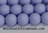 CSB1703 15.5 inches 10mm round matte shell pearl beads wholesale