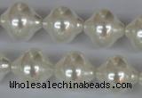 CSB175 15.5 inches 16*17mm lantern shape shell pearl beads