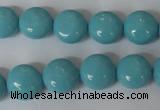 CSB183 15.5 inches 12mm flat round shell pearl beads wholesale