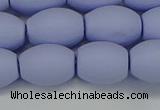 CSB2102 15.5 inches 10*14mm rice matte shell pearl beads