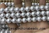 CSB2111 15.5 inches 10mm ball shell pearl beads wholesale