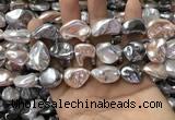 CSB2175 15.5 inches 16*16mm - 20*22mm baroque mixed shell pearl beads