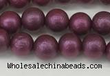 CSB2251 15.5 inches 6mm round wrinkled shell pearl beads wholesale