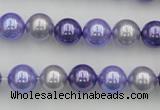 CSB344 15.5 inches 10mm round mixed color shell pearl beads