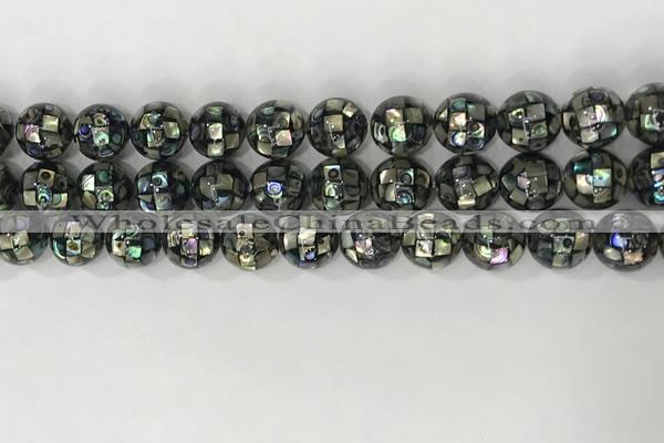 CSB4015 15.5 inches 10mm ball abalone shell beads wholesale