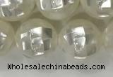 CSB4030 15.5 inches 14mm ball abalone shell beads wholesale