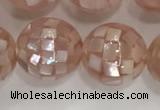 CSB4032 15.5 inches 14mm ball abalone shell beads wholesale