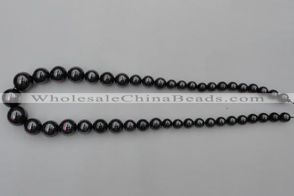 CSB404 15.5 inches 8mm - 16mm round shell pearl beads