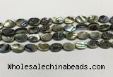 CSB4126 15.5 inches 8*12mm oval abalone shell beads wholesale