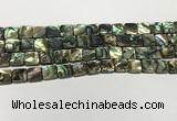 CSB4144 15.5 inches 10*10mm square abalone shell beads wholesale