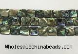 CSB4148 15.5 inches 18*18mm square abalone shell beads wholesale