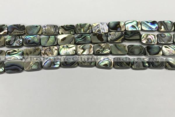 CSB4152 15.5 inches 8*12mm rectangle abalone shell beads wholesale