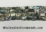 CSB4153 15.5 inches 10*14mm rectangle abalone shell beads wholesale