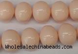 CSB810 15.5 inches 13*15mm oval shell pearl beads wholesale