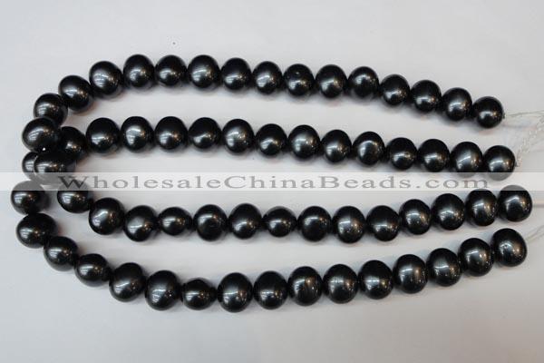 CSB818 15.5 inches 13*15mm oval shell pearl beads wholesale