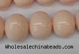 CSB834 15.5 inches 16*19mm oval shell pearl beads wholesale