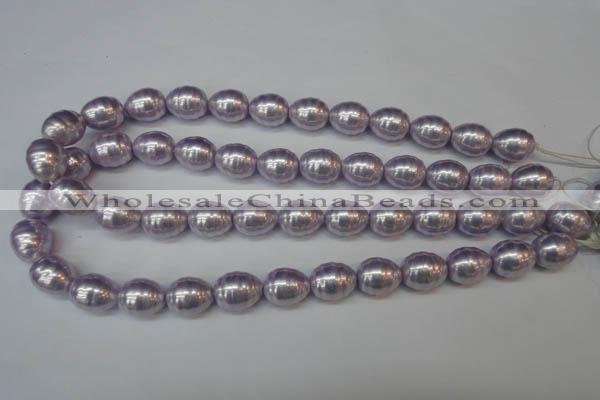 CSB888 15.5 inches 13*16mm whorl teardrop shell pearl beads wholesale