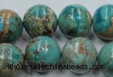 CSE03 15.5 inches 18mm round natural sea sediment jasper beads