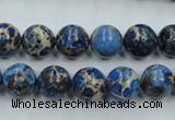 CSE211 15.5 inches 8mm round dyed natural sea sediment jasper beads