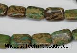 CSE5040 15.5 inches 10*14mm rectangle natural sea sediment jasper beads