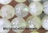 CSJ311 15.5 inches 6mm round serpentine new jade beads