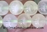 CSJ320 15.5 inches 8mm round serpentine new jade beads