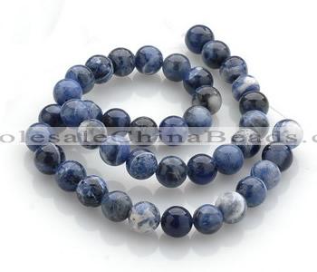 CSO02 15 inches 10mm round sodalite gemstone beads wholesale