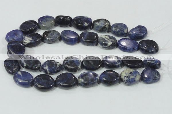 CSO100 15.5 inches 18*25mm freeform sodalite gemstone beads