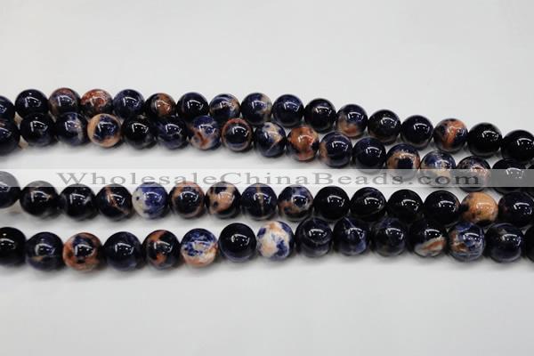 CSO264 15.5 inche 12mm round red sodalite gemstone beads wholesale