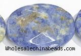 CSO29 15.5 inches faceted oval A grade 22*30mm sodalite beads