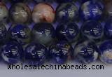 CSO513 15.5 inches 10mm round orange sodalite beads wholesale