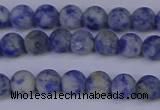 CSO531 15.5 inches 6mm round matte African sodalite beads wholesale