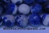 CSO624 15.5 inches 12mm faceted round AB grade sodalite beads