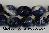 CSO64 15.5 inches 11*15mm nuggets sodalite gemstone beads wholesale