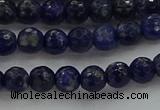 CSO642 15.5 inches 6mm faceted round sodalite gemstone beads