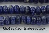 CSO651 15.5 inches 4*6mm rondelle sodalite gemstone beads