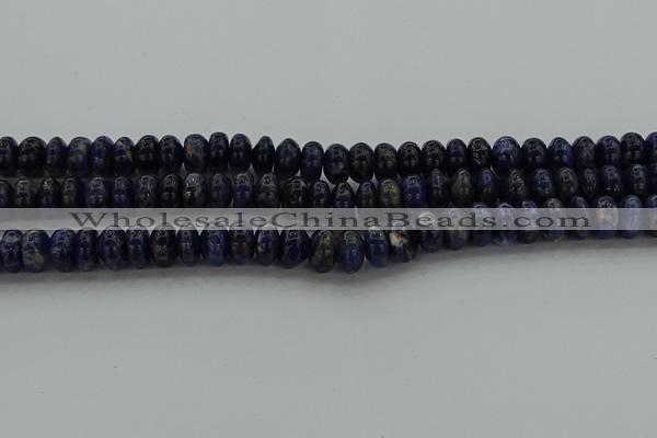 CSO653 15.5 inches 6*10mm rondelle sodalite gemstone beads