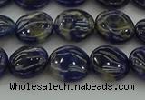 CSO671 15.5 inches 12mm flat round sodalite gemstone beads