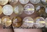 CSQ801 15.5 inches 6mm round scenic quartz beads wholesale