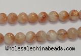 CSS15 15.5 inches 6mm round natural sunstone beads wholesale