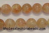 CSS18 15.5 inches 12mm round natural sunstone beads wholesale