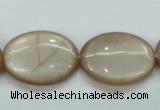 CSS206 15.5 inches 18*25mm oval natural sunstone beads