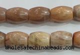 CSS251 15.5 inches 12*16mm drum natural sunstone beads