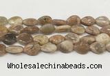 CSS409 15.5 inches 15*20mm flat teardrop sunstone beads wholesale